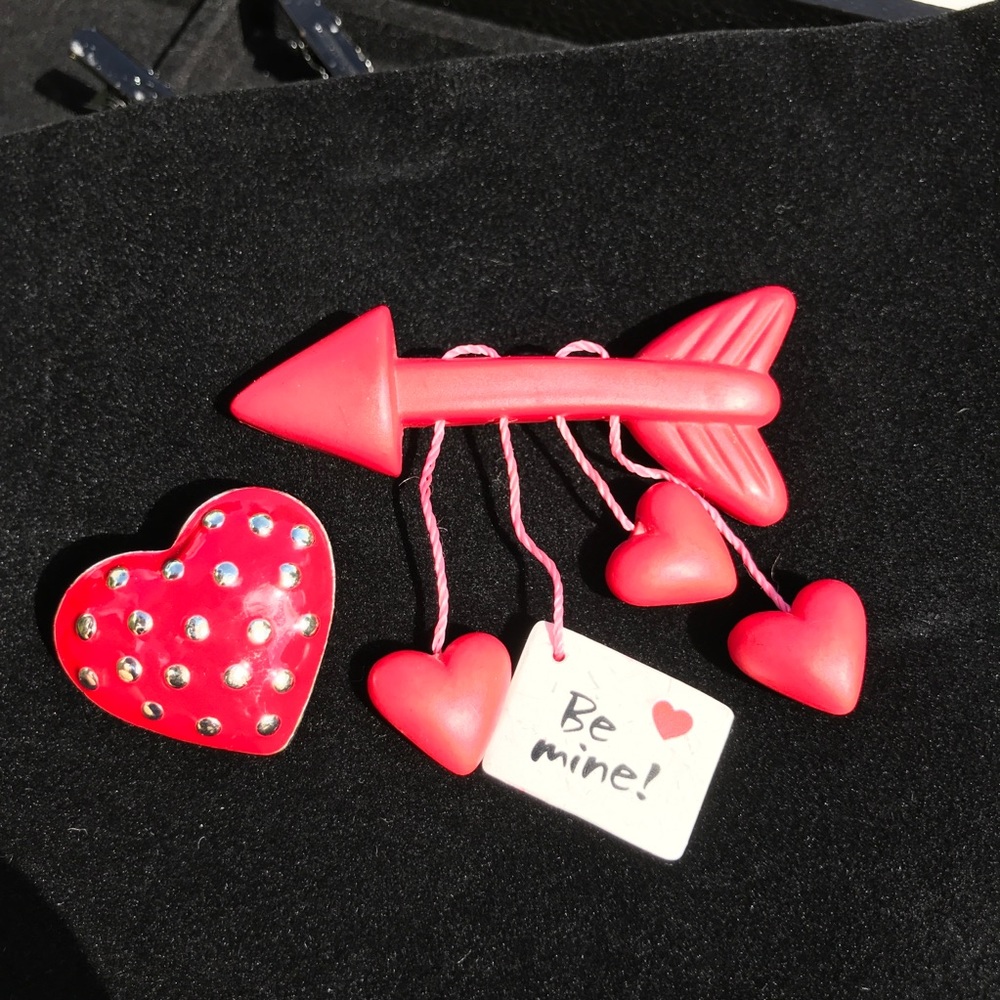 Valentine's Heart Pin Set. Bundle it! - Picture 4 of 4